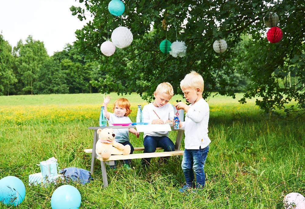 Pinolino Kindersitzgarnitur 'Nicki für 4', grau Sonderangebote