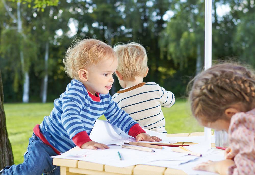 Pinolino Kindersitzgarnitur 'Nicki 6-Eck', natur Super Sparpreis