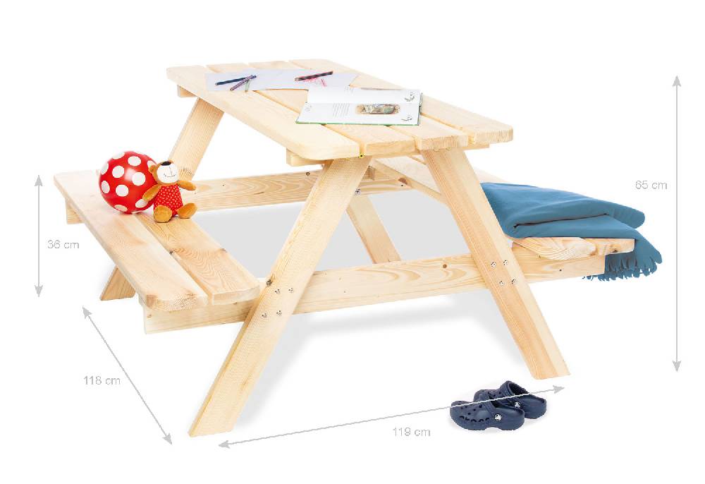 Pinolino Kindersitzgarnitur 'Nicki für 4 Maxi', natur Neueste Stile