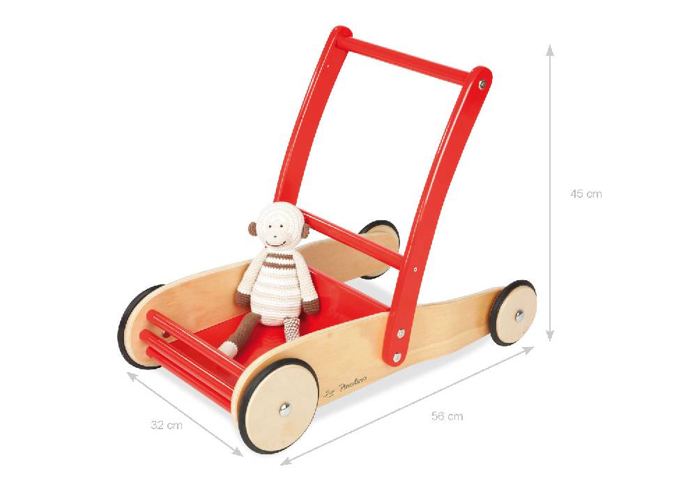 Pinolino Lauflernwagen 'Uli', rot Begrenztes Angebot