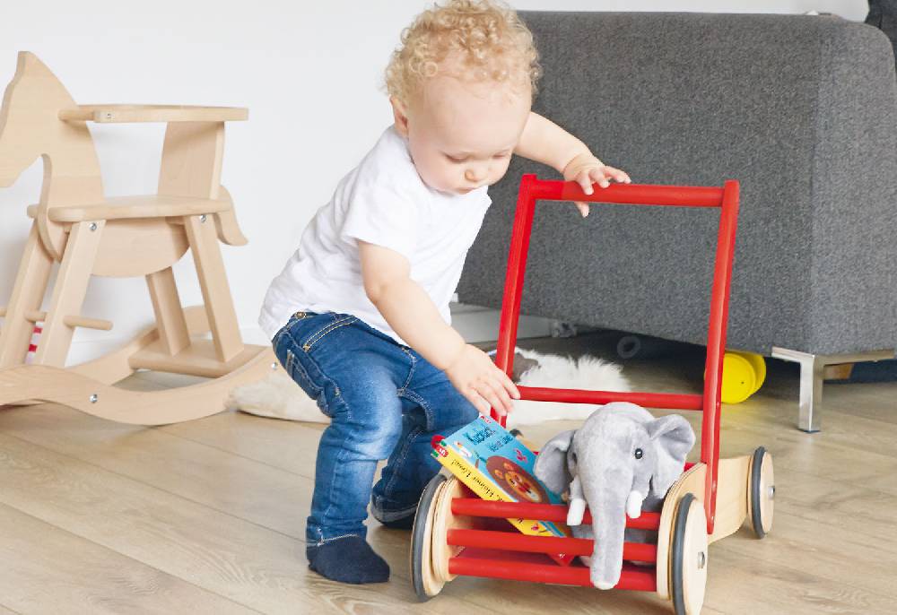 Pinolino Lauflernwagen 'Uli', rot Begrenztes Angebot