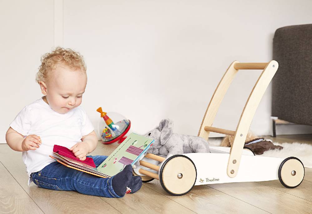 Pinolino Lauflernwagen 'Uli', weiß Online Shopping