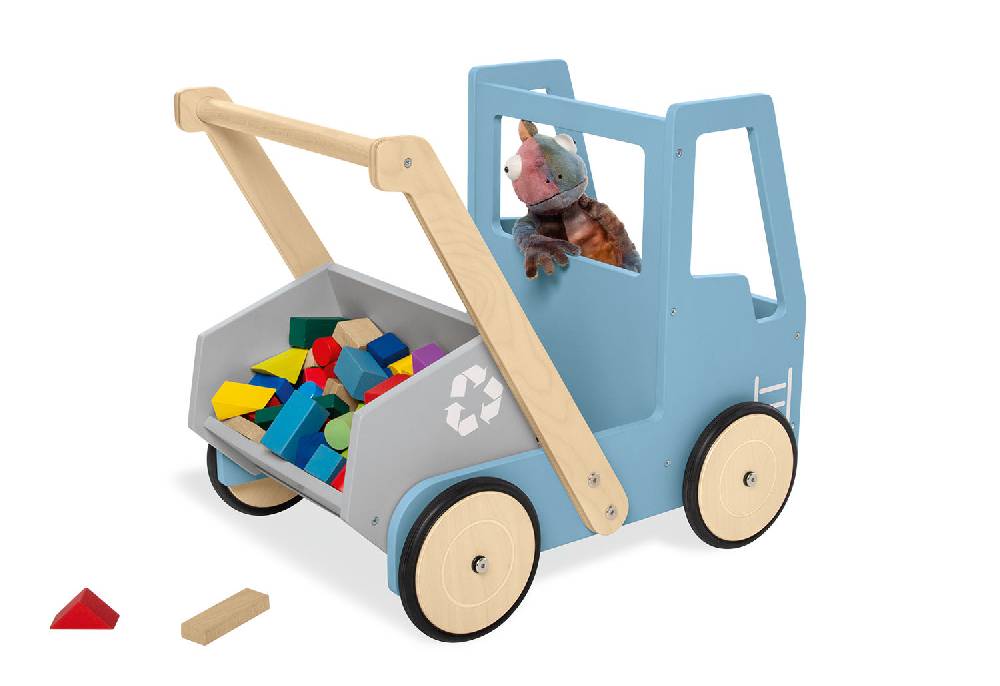 Pinolino Lauflernwagen 'Kipplaster Fred', blau Saisonschlussverkauf