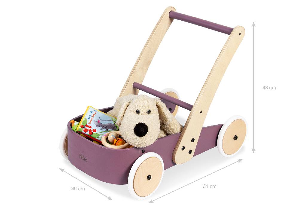 Pinolino Lauflernwagen 'Fiete', brombeer Black Friday