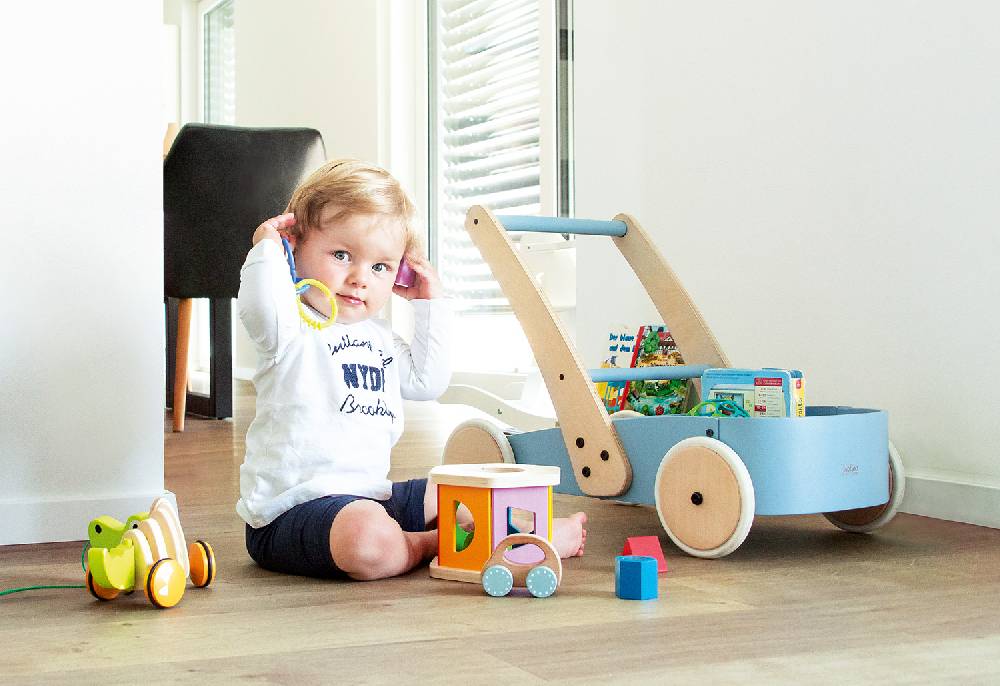 Pinolino Lauflernwagen 'Fiete', blau Cyber Monday