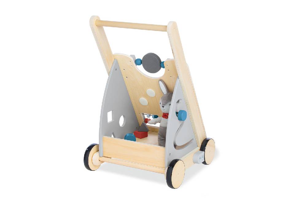Pinolino Activity-Lauflernwagen 'Titus', grau Weihnachtsangebot