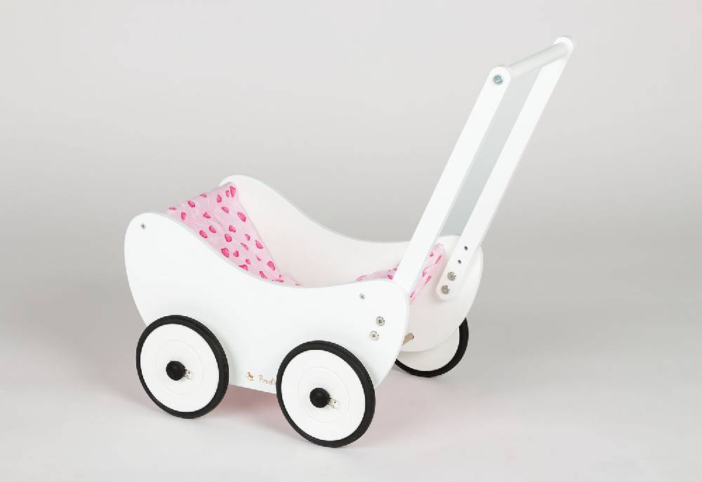 Pinolino Puppenwagen 'Trixi', weiß, 2-tlg Heißer Verkauf