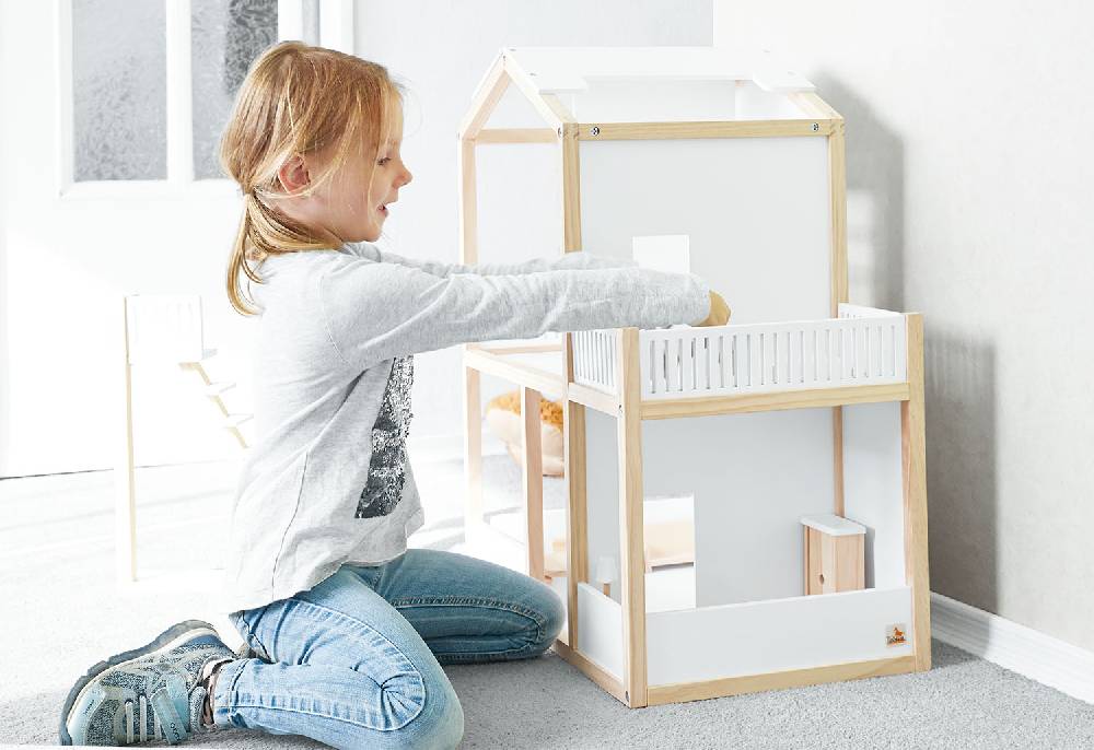 Pinolino Puppenhaus 'Ida', weiß Große Rabatte