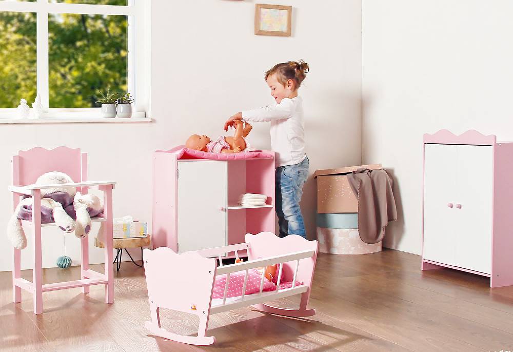 Pinolino Puppenwickeltisch 'Jasmin', 2-tlg Tägliche Deals