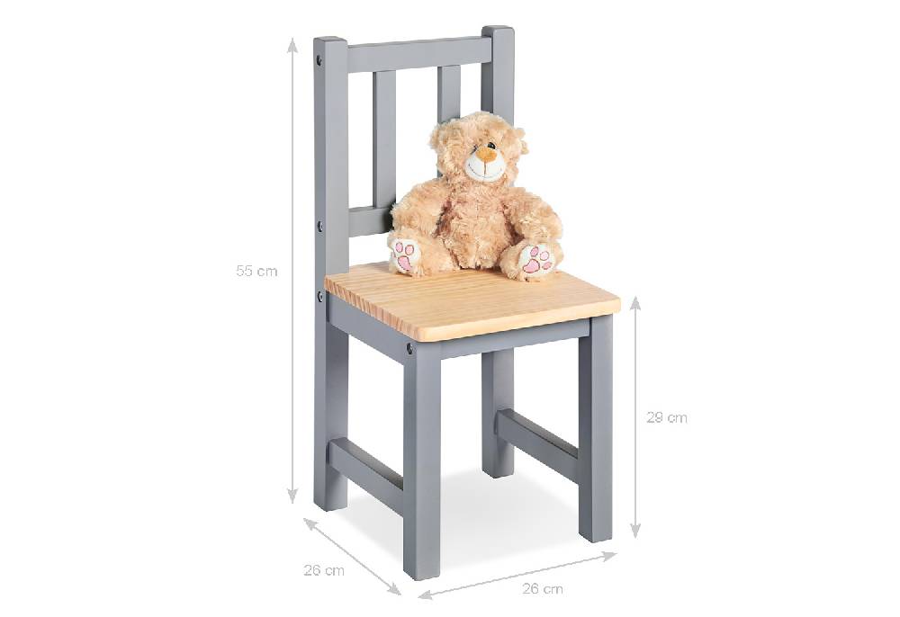 Pinolino Kindersitzgruppe 'Fenna', grau/natur, 3-tlg Black Friday Preise