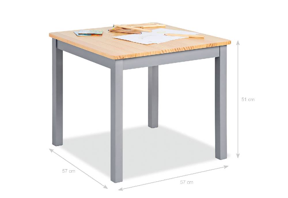 Pinolino Kindersitzgruppe 'Fenna', grau/natur, 3-tlg Black Friday Preise