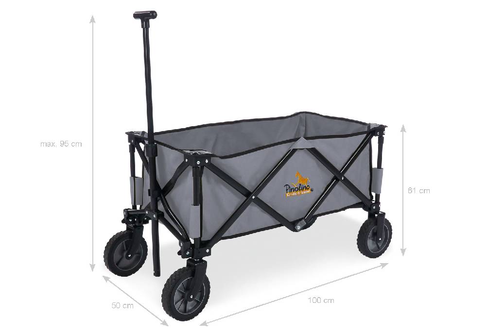 Pinolino Klappbollerwagen 'Porti', grau - Auslaufartikel Flash Sale