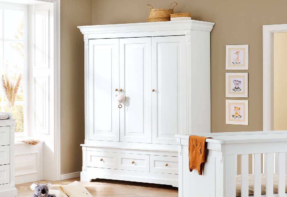 Pinolino Limited Edition - Kleiderschrank 'Emilia Gold' groß - Auslaufartikel Speichern exportieren
