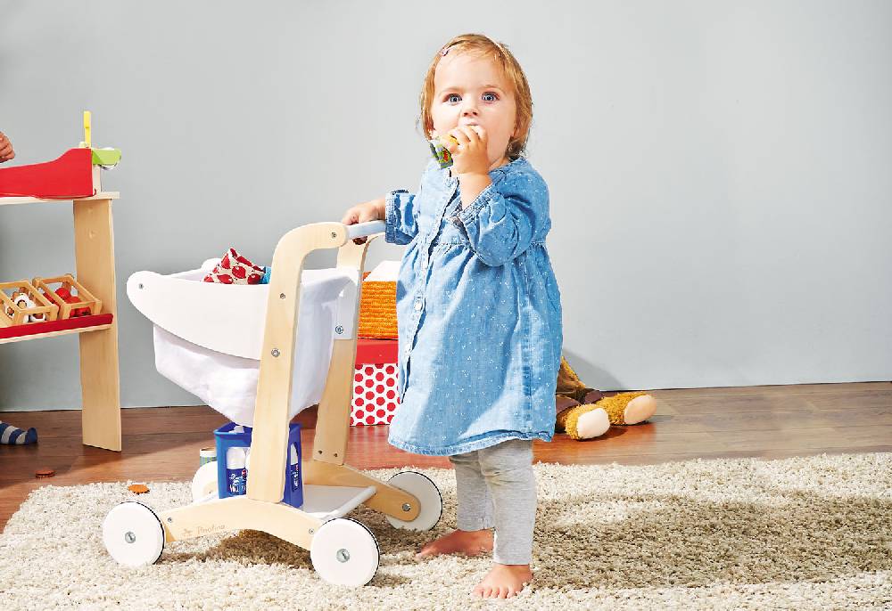 Pinolino Einkaufswagen 'Erna', weiß - Auslaufartikel Fabrik Onlineshop