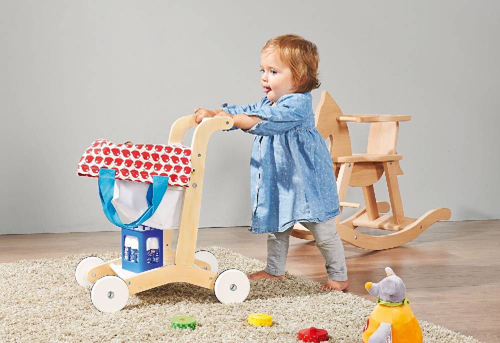 Pinolino Einkaufswagen 'Erna', weiß - Auslaufartikel Fabrik Onlineshop