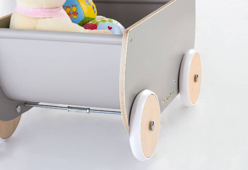 Pinolino Puppenwagen 'Mette', grau - Auslaufartikel Versandkostenfrei