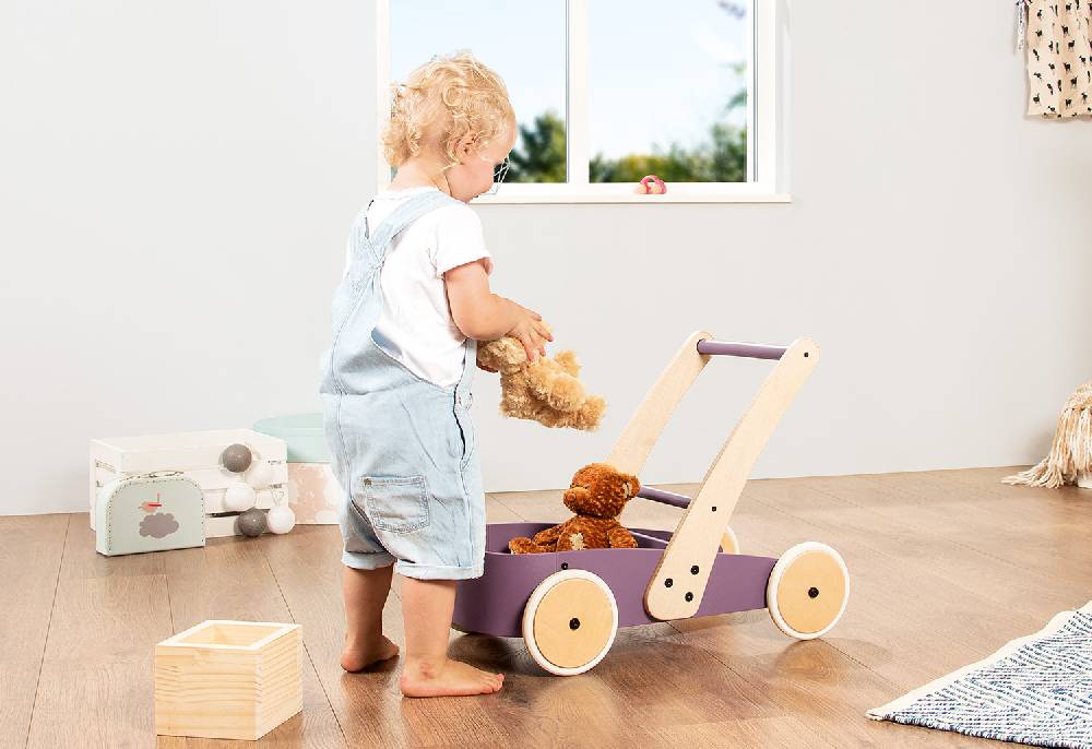 Pinolino Lauflernwagen 'Fiete', brombeer - Schnäppchenartikel Osterangebot