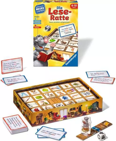 Ravensberger Matratzen Die Lese-Ratte - Kinderspiel ab 6 Jahren Discount Store für neue Produkte