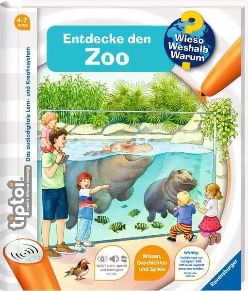 Ravensberger Matratzen tiptoi® Wieso? Weshalb? Warum? Entdecke den Zoo zollfrei
