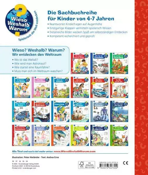 Ravensberger Matratzen Ravensburger Wieso? Weshalb? Warum?, Band 32: Wir entdecken den Weltraum Hotsell