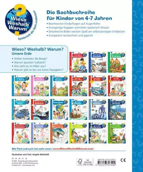 Ravensberger Matratzen Ravensburger Wieso? Weshalb? Warum?, Band 36: Unsere Erde Großer Ausverkauf