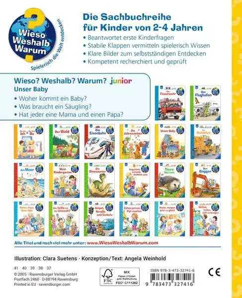Ravensberger Matratzen Ravensburger Wieso? Weshalb? Warum? junior, Band 12: Unser Baby Saisonschlussverkauf