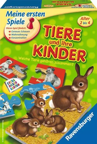 Ravensberger Matratzen Tiere und ihre Kinder - Kinderspiel ab 2 Jahren Weihnachtsangebot