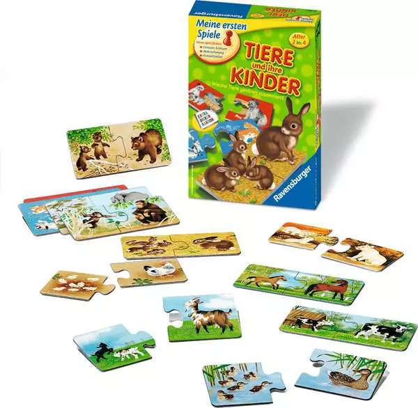 Ravensberger Matratzen Tiere und ihre Kinder - Kinderspiel ab 2 Jahren Weihnachtsangebot
