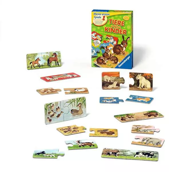 Ravensberger Matratzen Tiere und ihre Kinder - Kinderspiel ab 2 Jahren Weihnachtsangebot