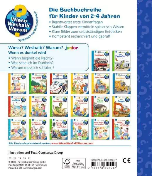 Ravensberger Matratzen Ravensburger Wieso? Weshalb? Warum? junior, Band 28: Wenn es dunkel wird Osterangebot