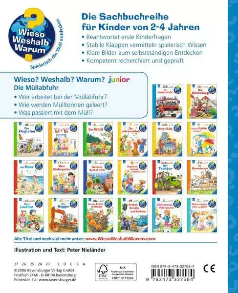 Ravensberger Matratzen Ravensburger Wieso? Weshalb? Warum? junior, Band 16: Die Müllabfuhr Saisonale Angebote