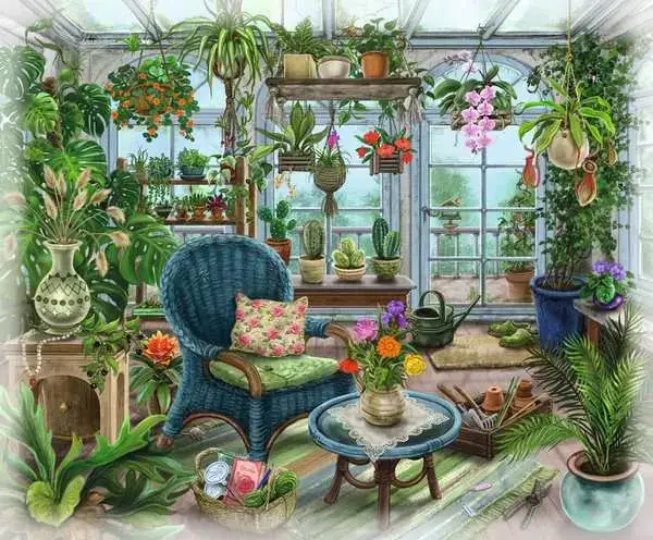 Ravensberger Matratzen Puzzle 99 Teile - Im Gutshaus Wintergarten Sonderangebote