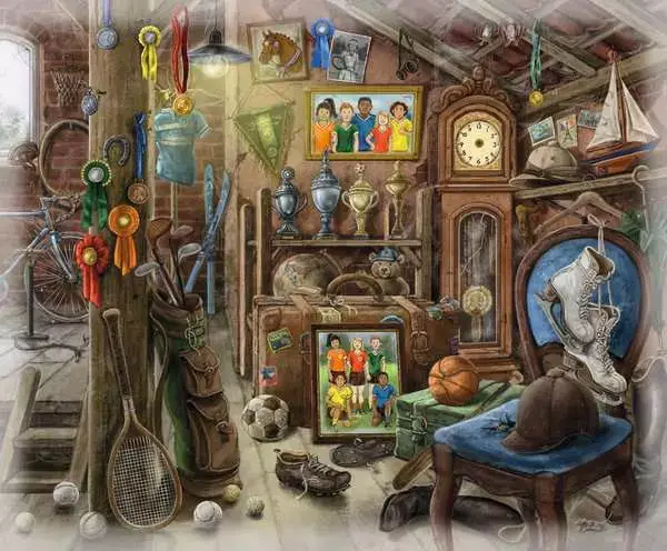 Ravensberger Matratzen Puzzle 99 Teile - Im Gutshaus Dachboden VIP-Rabatte