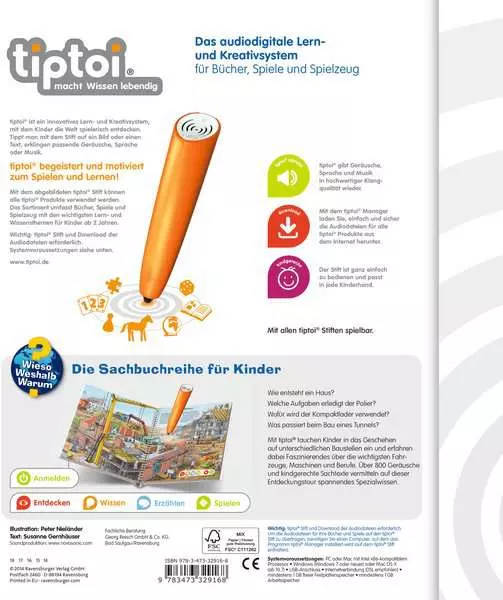 Ravensberger Matratzen tiptoi® Wieso? Weshalb? Warum? Komm mit auf die Baustelle Tiefpreis
