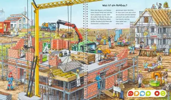 Ravensberger Matratzen tiptoi® Wieso? Weshalb? Warum? Komm mit auf die Baustelle Tiefpreis