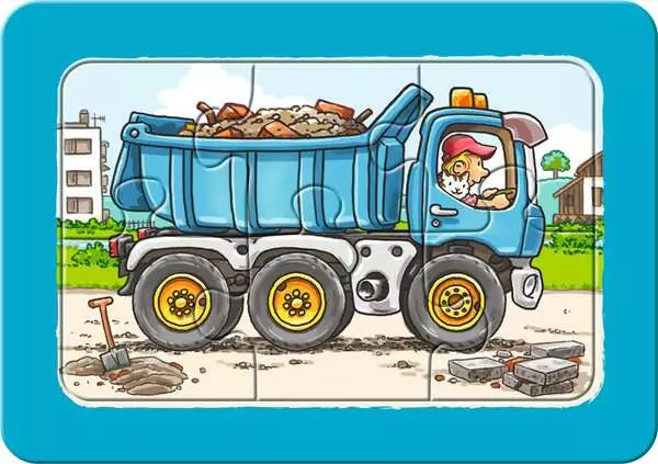 Ravensberger Matratzen Kinderpuzzle ab 2 Jahren - Bagger, Traktor und Kipplader - 6 Teile JETZT KAUFEN