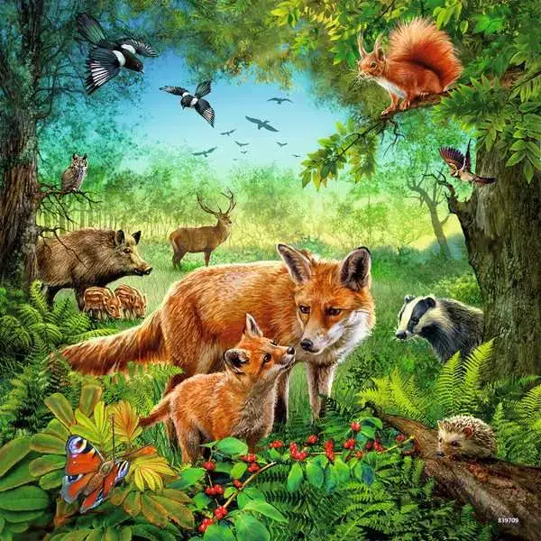 Ravensberger Matratzen Kinderpuzzle ab 5 Jahren - Tiere der Erde - 49 Teile im Angebot