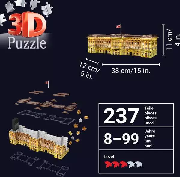 Ravensberger Matratzen Ravensburger Buckingham Palace bei Nacht Fabrik Onlineshop