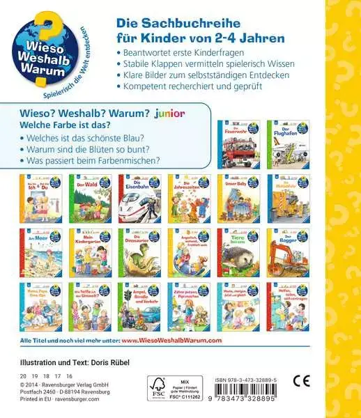 Ravensberger Matratzen Ravensburger Wieso? Weshalb? Warum? junior, Band 13: Welche Farbe ist das? Fabrikpreis