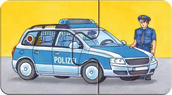 Ravensberger Matratzen Kinderpuzzle ab 2 Jahren - Einsatzfahrzeuge - 2 Teile Günstig kaufen