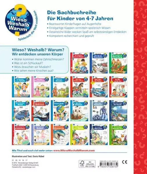 Ravensberger Matratzen Ravensburger Wieso? Weshalb? Warum? Band 1: Wir entdecken unseren Körper Weihnachtsangebot