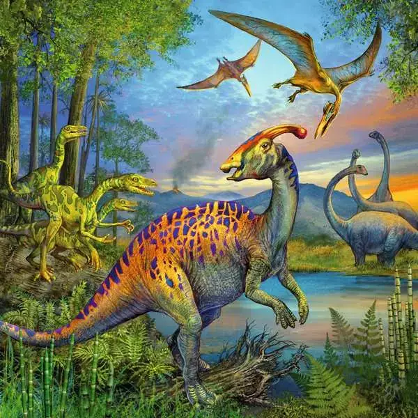Ravensberger Matratzen Kinderpuzzle ab 5 Jahren - Faszination Dinosaurier - 49 Teile Zeitbegrenzte Promotion