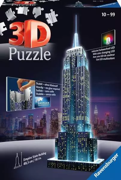 Ravensberger Matratzen Ravensburger Empire State Building bei Nacht Nur noch ein Tag übrig