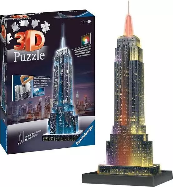 Ravensberger Matratzen Ravensburger Empire State Building bei Nacht Nur noch ein Tag übrig