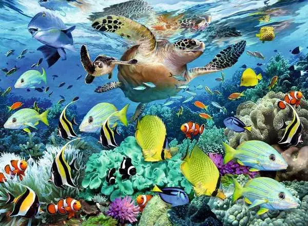 Ravensberger Matratzen Kinderpuzzle ab 7 Jahren - Unterwasserparadies - 150 Teile 50% Rabatt mit kostenlosem Versand