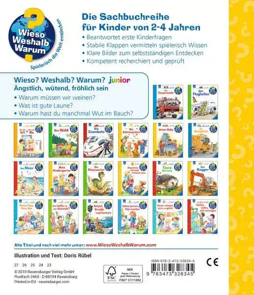 Ravensberger Matratzen Ravensburger Wieso? Weshalb? Warum? junior, Band 32: Ängstlich, wütend, fröhlich sein Black Friday Preise