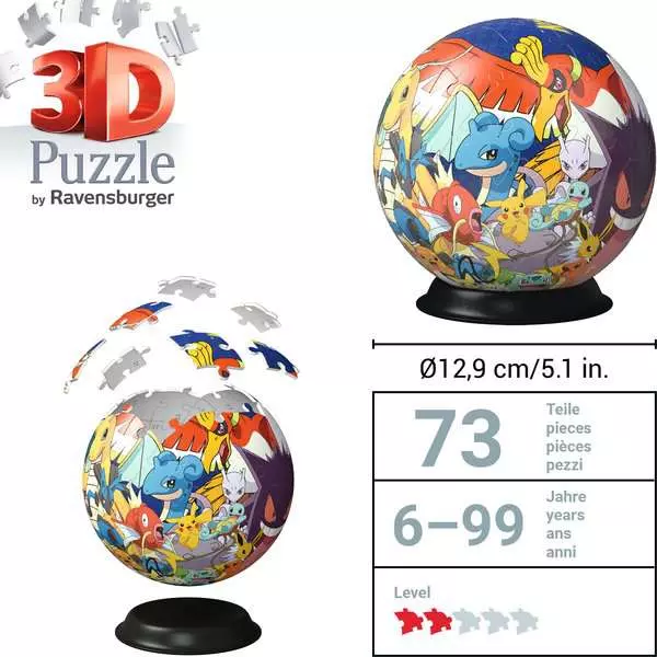 Ravensberger Matratzen 3D Puzzle Ball Pokémon Im Verkauf
