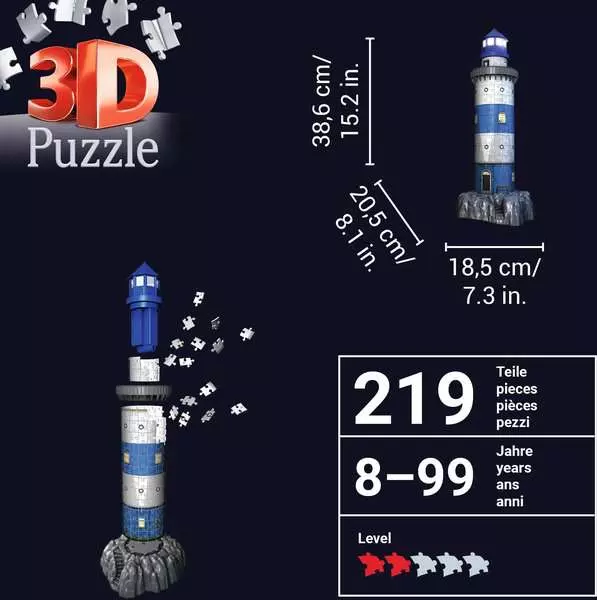 Ravensberger Matratzen Ravensburger Leuchtturm bei Nacht im Angebot