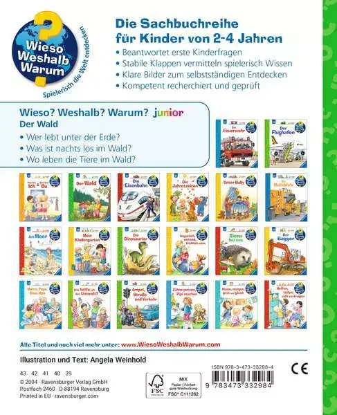 Ravensberger Matratzen Ravensburger Wieso? Weshalb? Warum? junior, Band 6: Der Wald Günstig kaufen