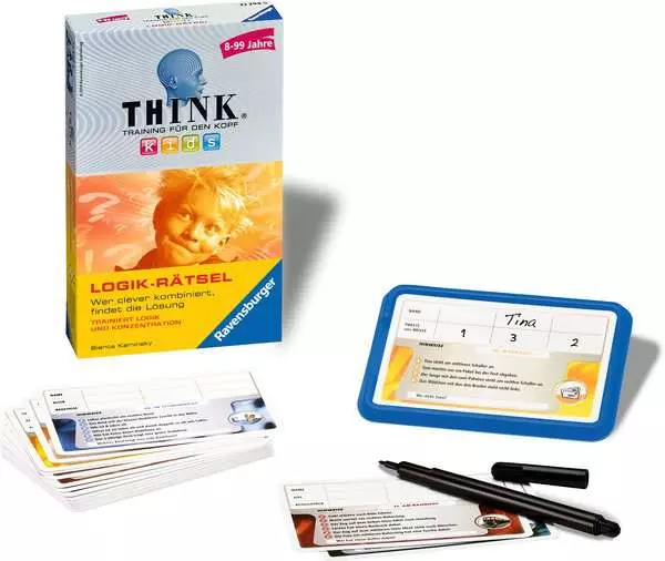Ravensberger Matratzen THINK® Kids Logik-Rätsel - Reisespiel ab 8 Jahren Großer Ausverkauf